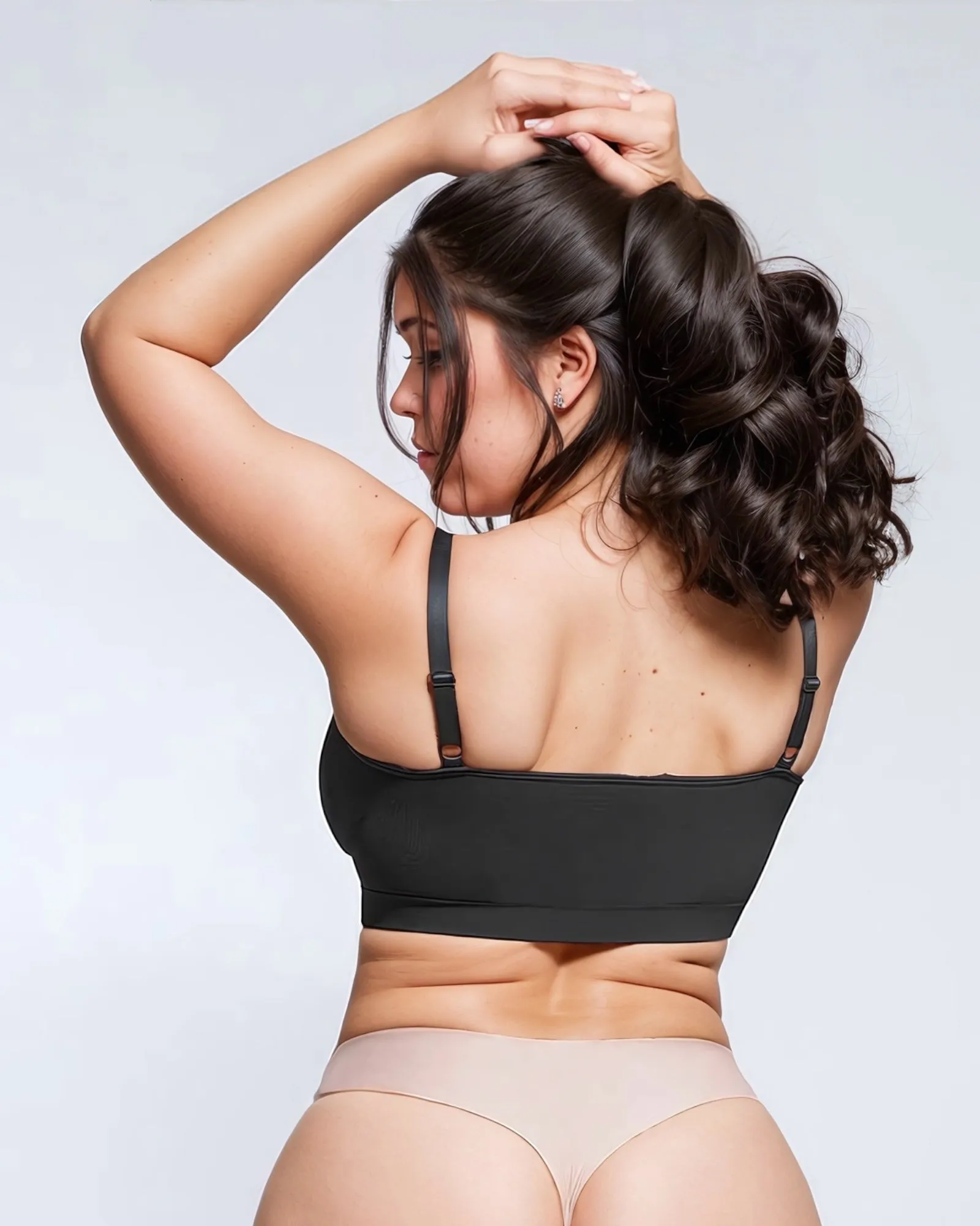 3 Pack- Seamless Shaping Bralettes With Adjustable Strap