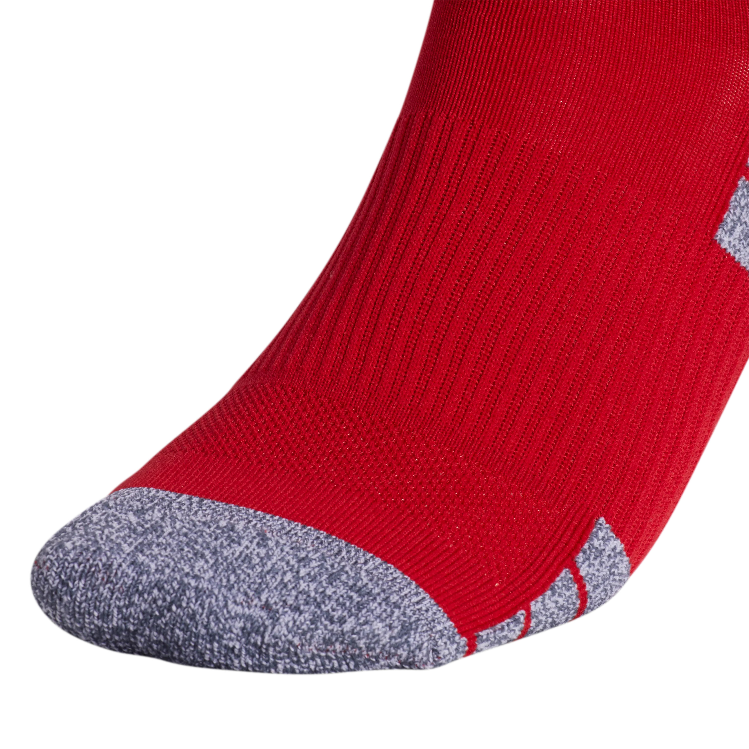 ADIDAS 3 STRIPE HOOP SOCKS-RED/WHITE