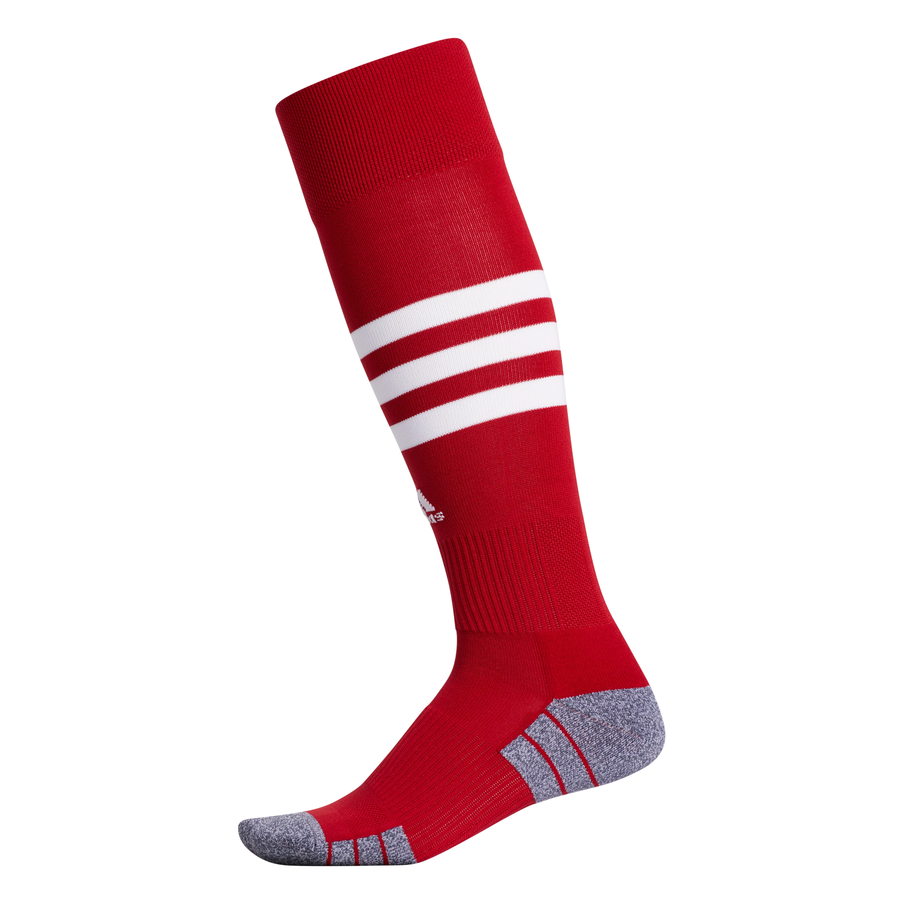 ADIDAS 3 STRIPE HOOP SOCKS-RED/WHITE