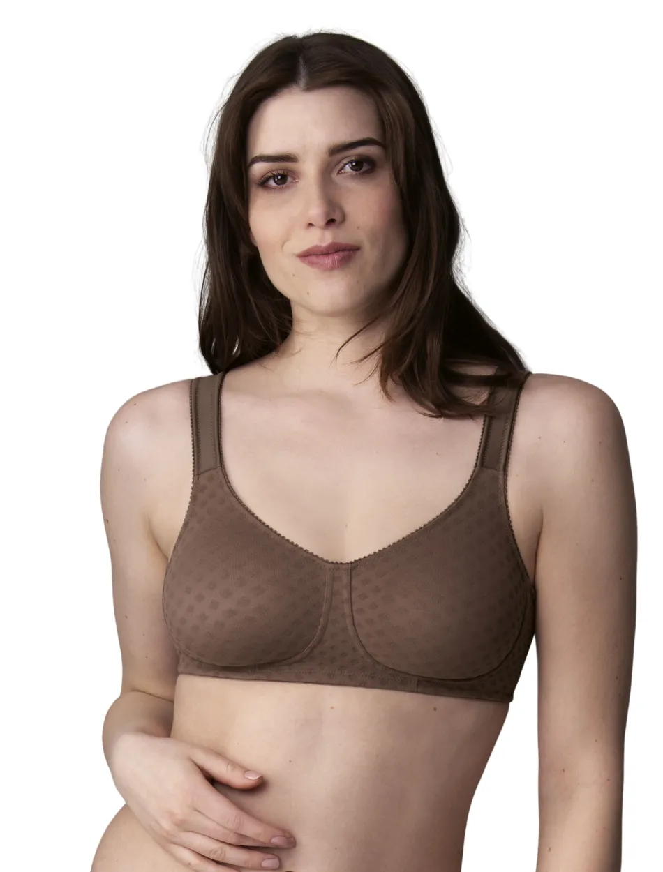 Anita Lisa Wire-Free Mastectomy Bra, Truffle | Truffle Brown Mastectomy Bras | Anita Lisa in Truffle