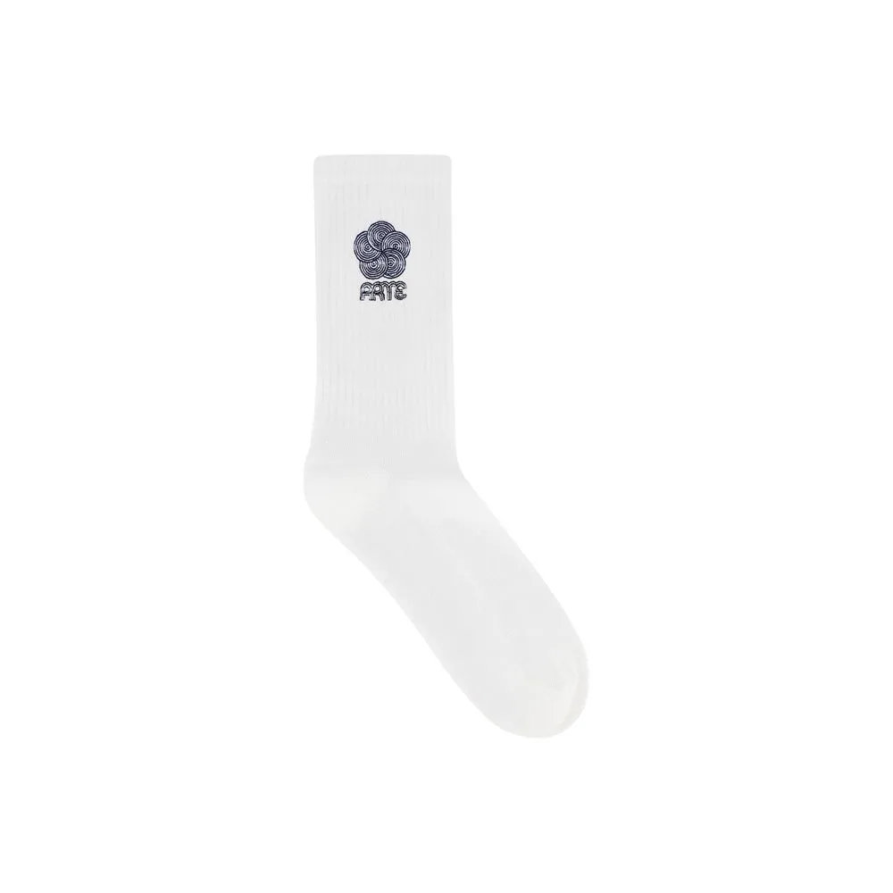 Arte Circle Logo Socks (White)