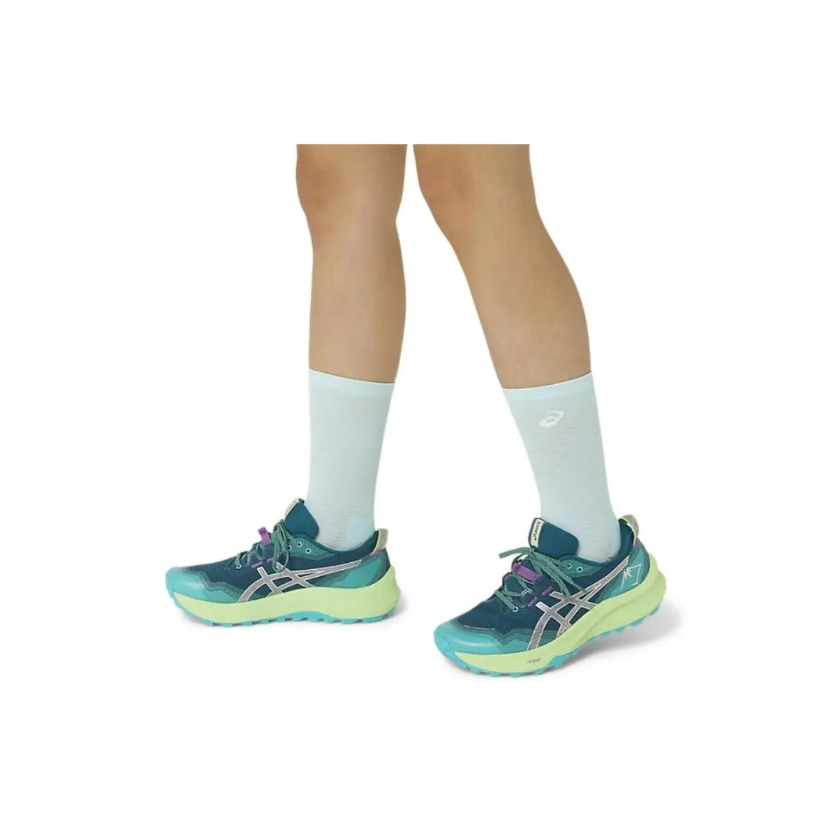 Asics Performance Run Crew Socks Blue White