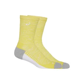 Asics Performance Run Crew Socks Yellow White