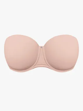 Aura Moulded Strapless Bra Natural Beige