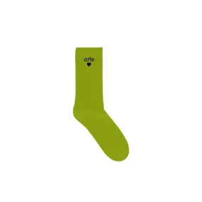 Basic Arte Heart Socks (Light Green)