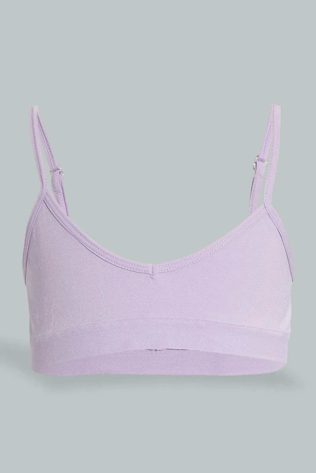 Blue And Purple Comfort Bra For Senior Girls (Pack of 2)