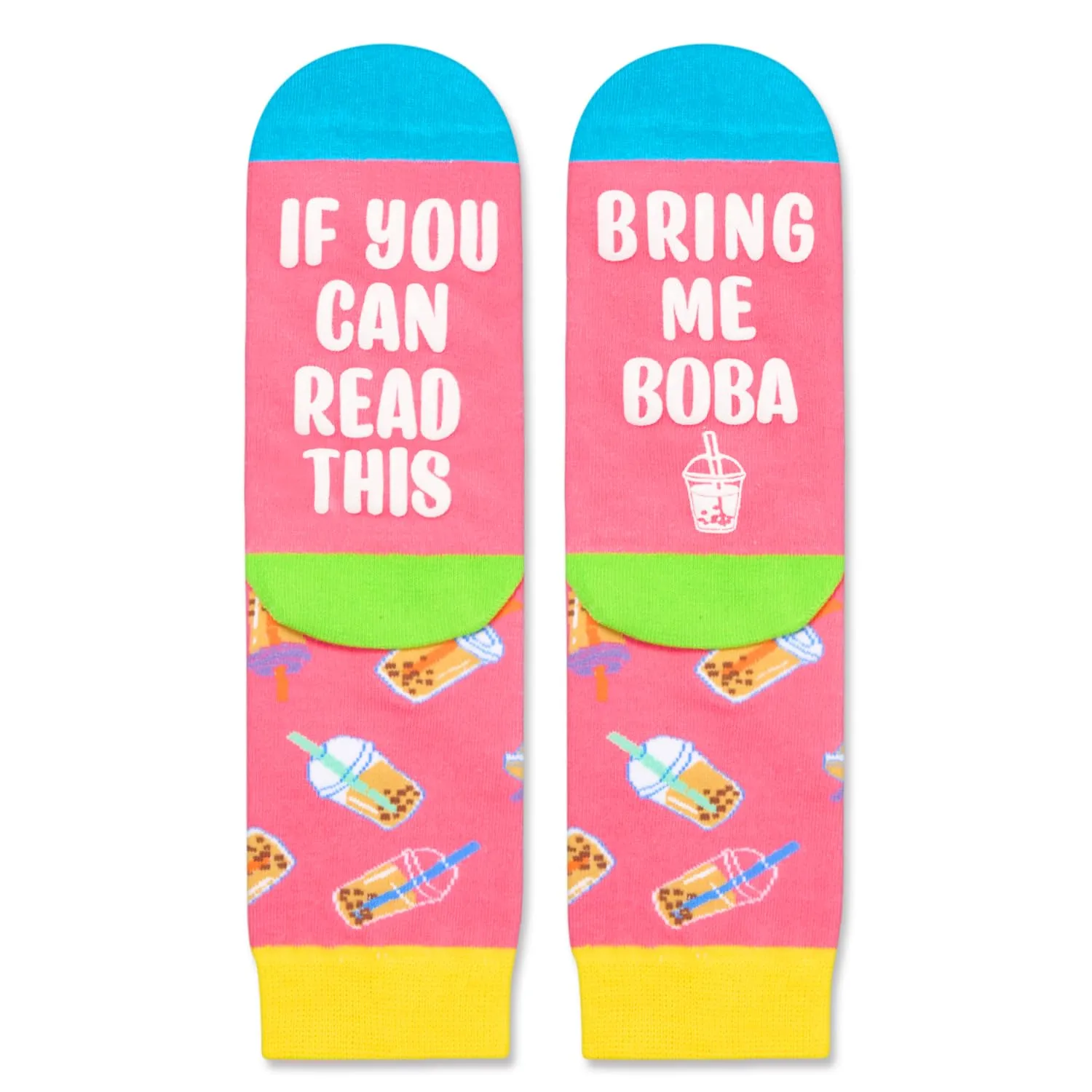 Boba Gifts for Girls Boys - Funny Crazy Gifts for Boba Lover, Cute Boba Socks Kids