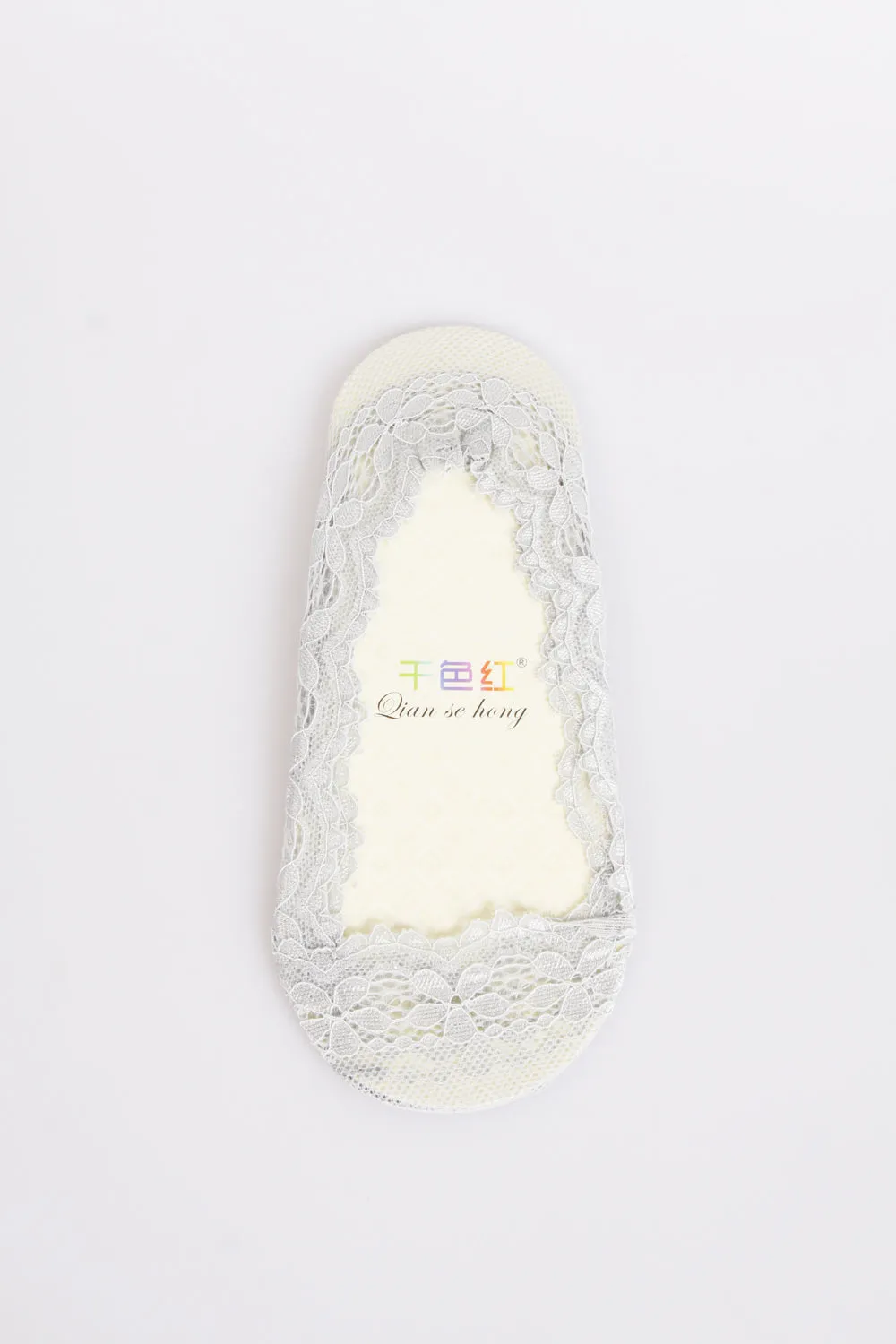 BRIDAL LACE INVISIBLE FOOTSIE SOCKS