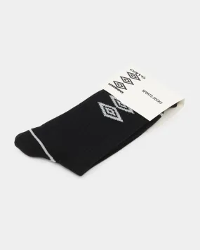 Carré X Umbro Origins Socks Black