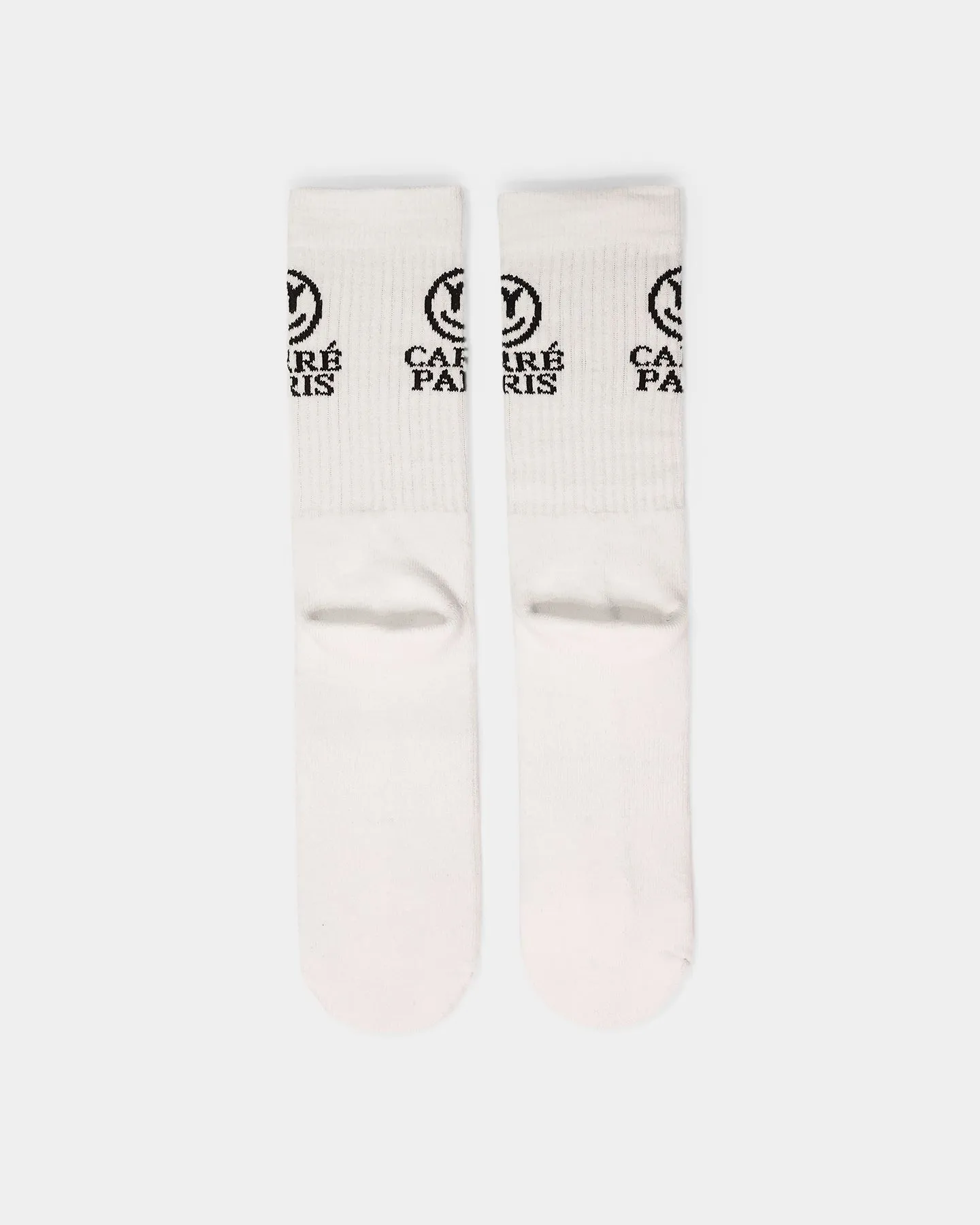 Carre Happy Paris Sport Socks White