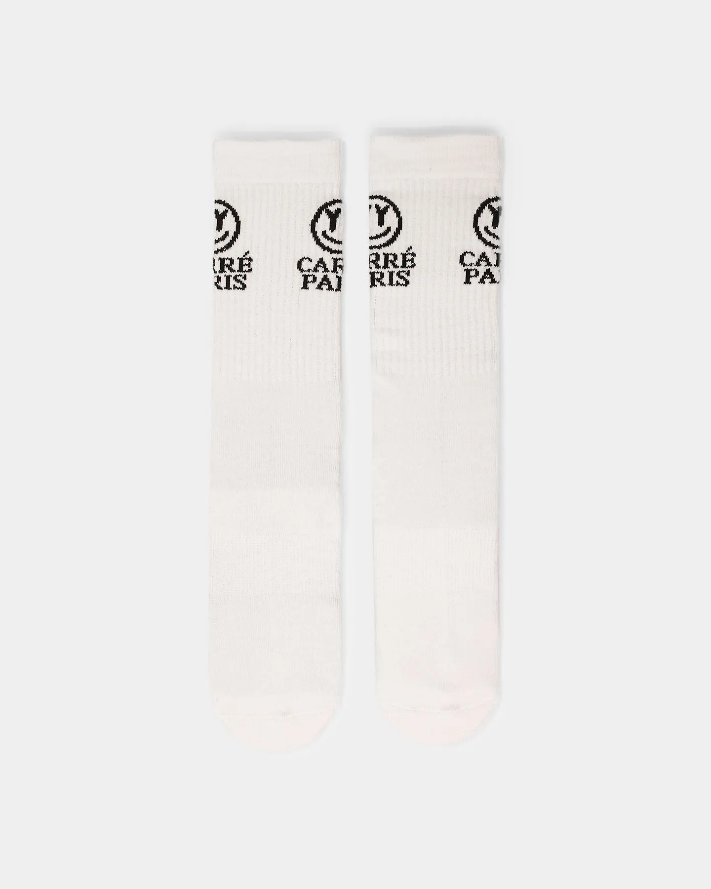 Carre Happy Paris Sport Socks White