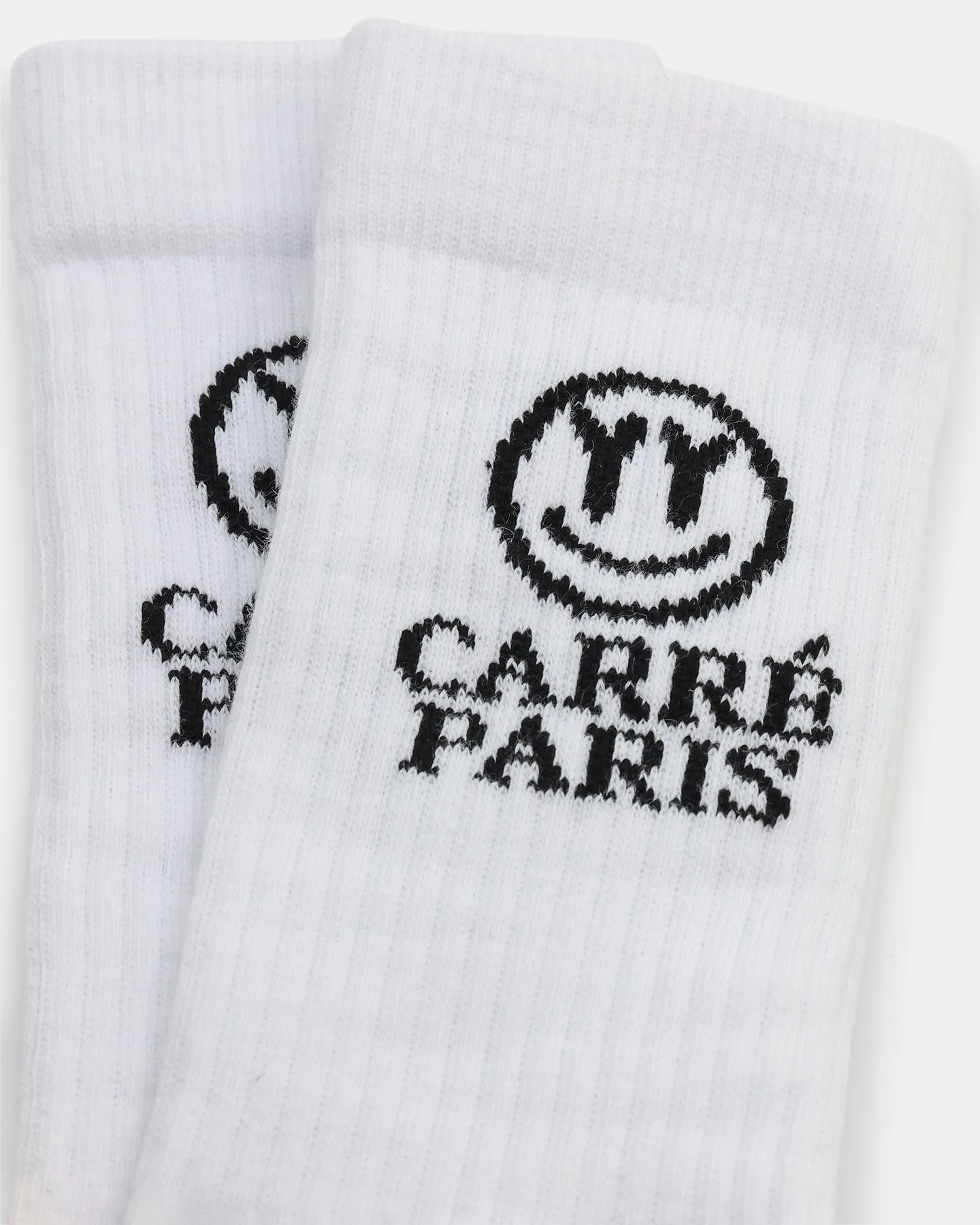 Carre Happy Paris Sport Socks White