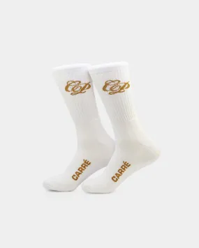 Carre Revolutionnaires Sport Socks White