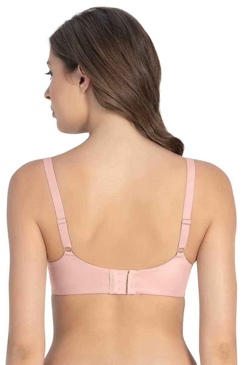 Cloudsoft Padded & Non-wired Bra - Blush Pink