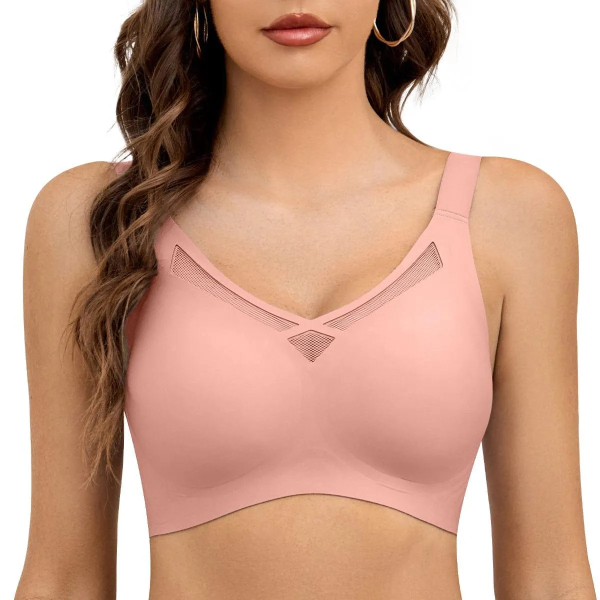 FallSweet Women Seamless Wire Free Push Up Bra