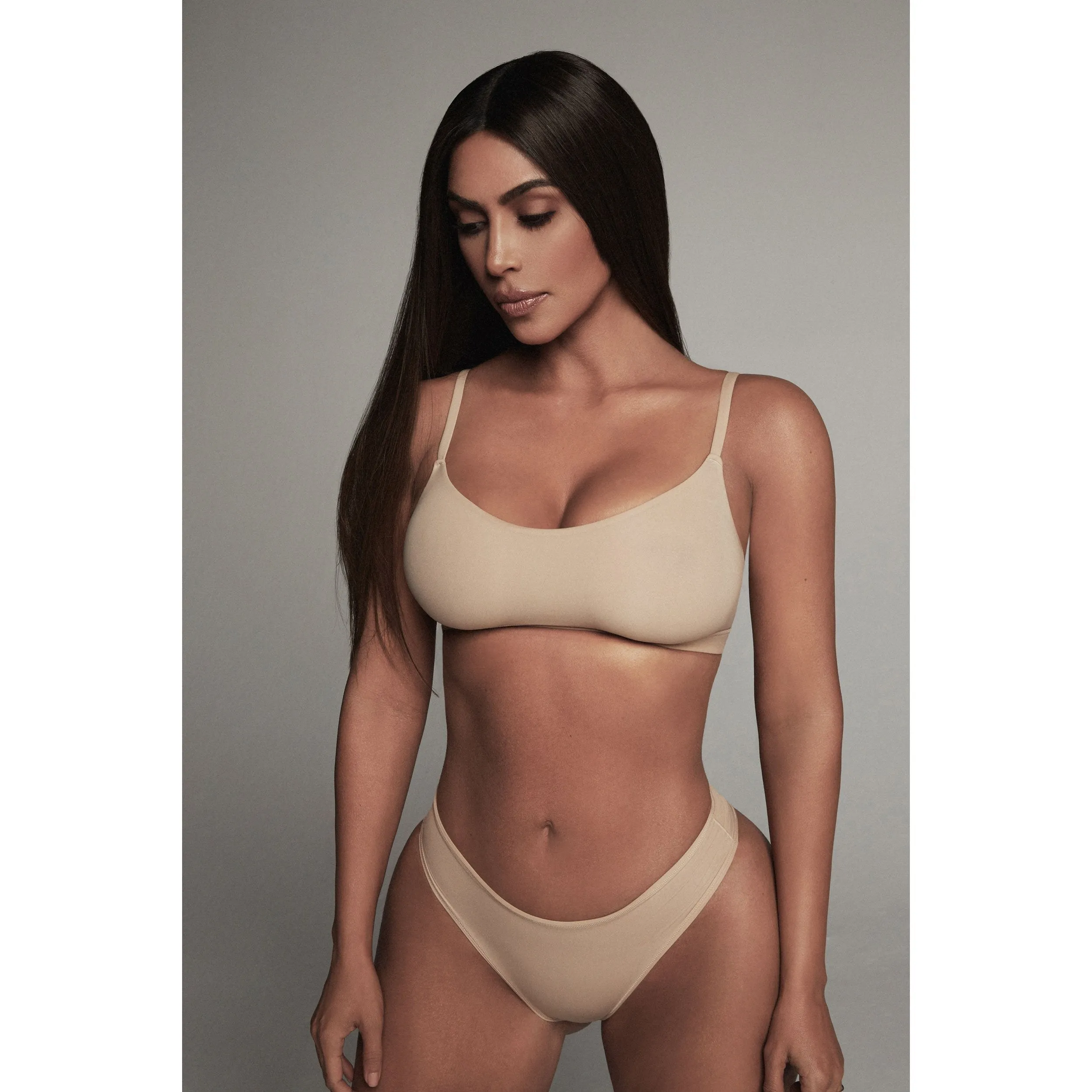 FITS EVERYBODY SCOOP NECK BRA | CLAY