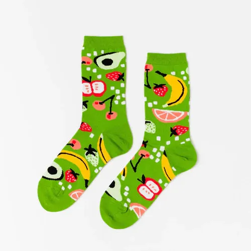 Fruits Crew Socks - Women's