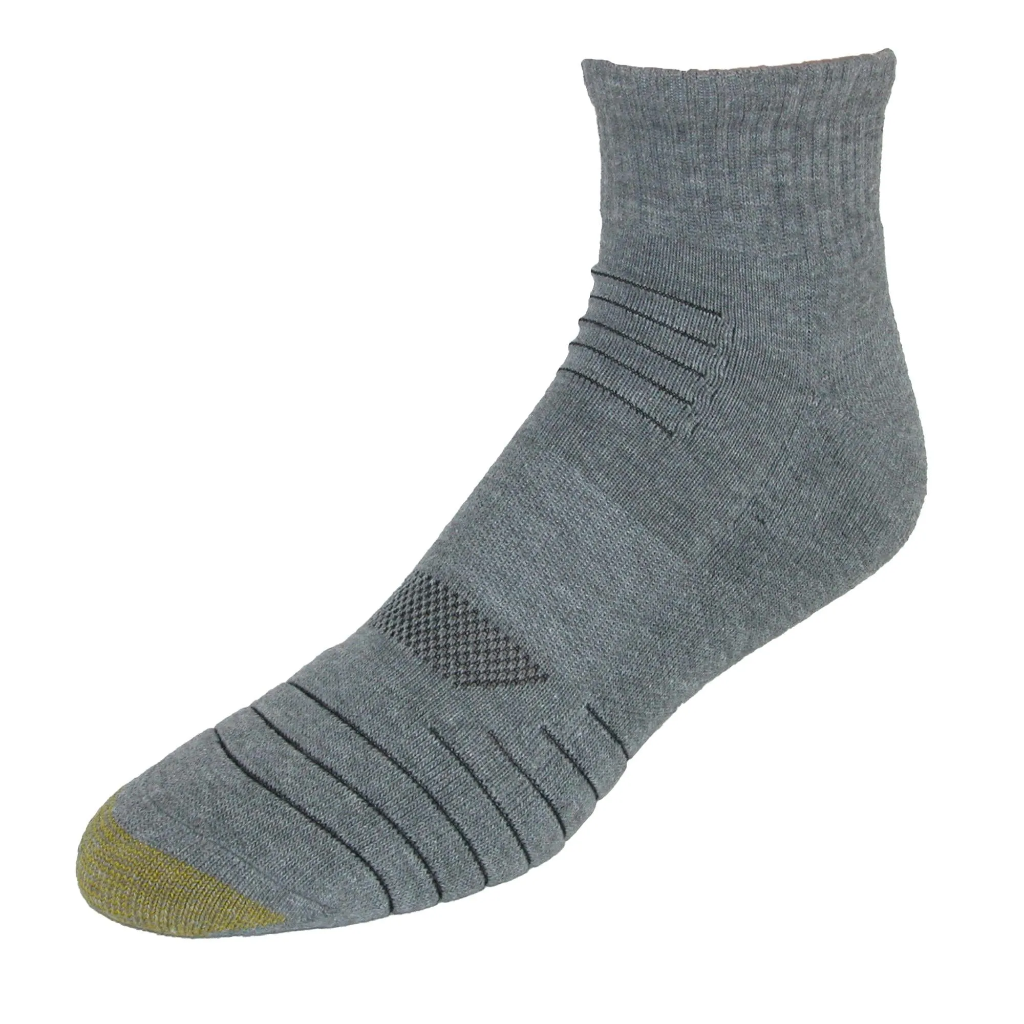 Gold Toe Men's Tech Sport Quarter Socks (6 Pair Pack)