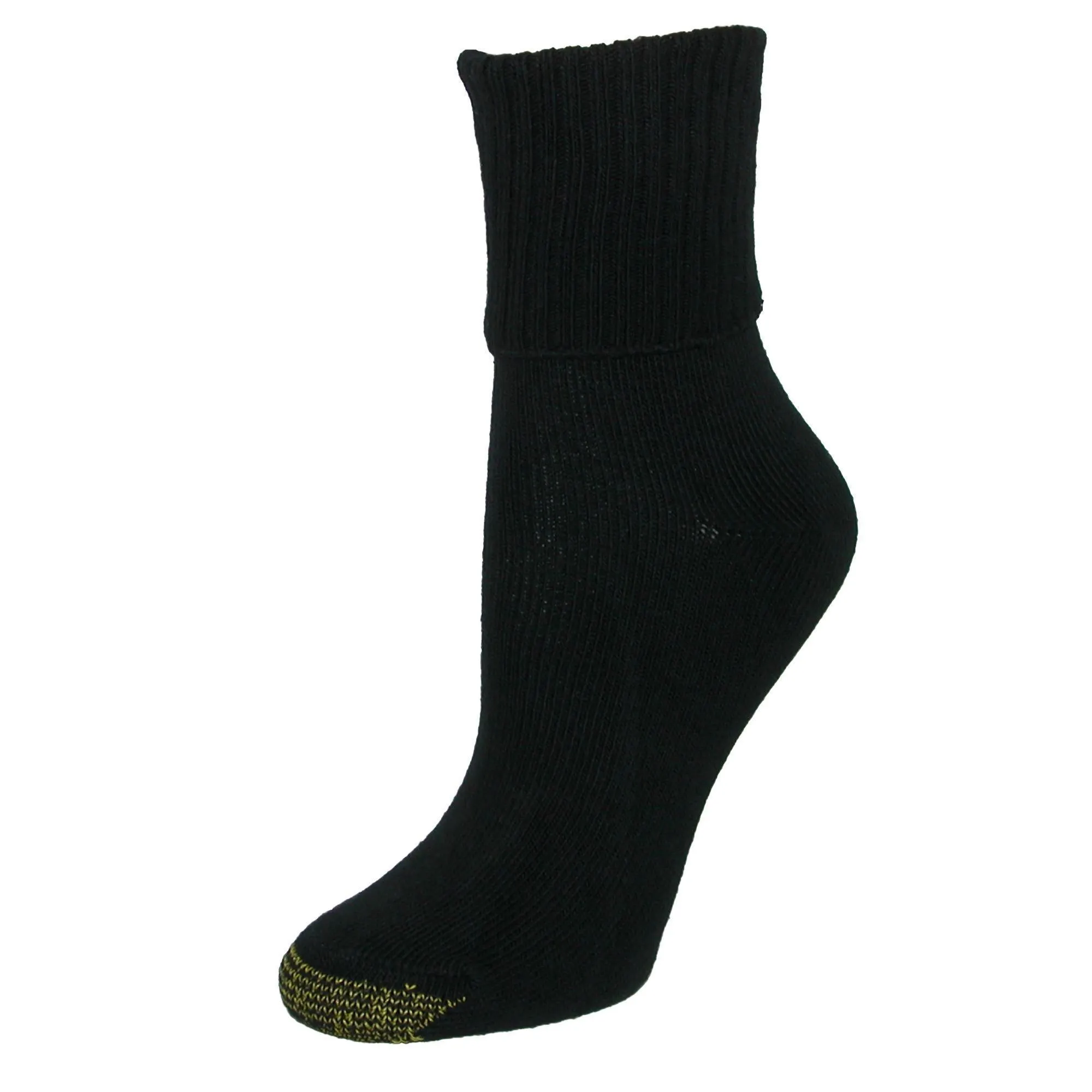 Gold Toe Women's Turn Cuff Bermuda Socks (3 Pair Pack)