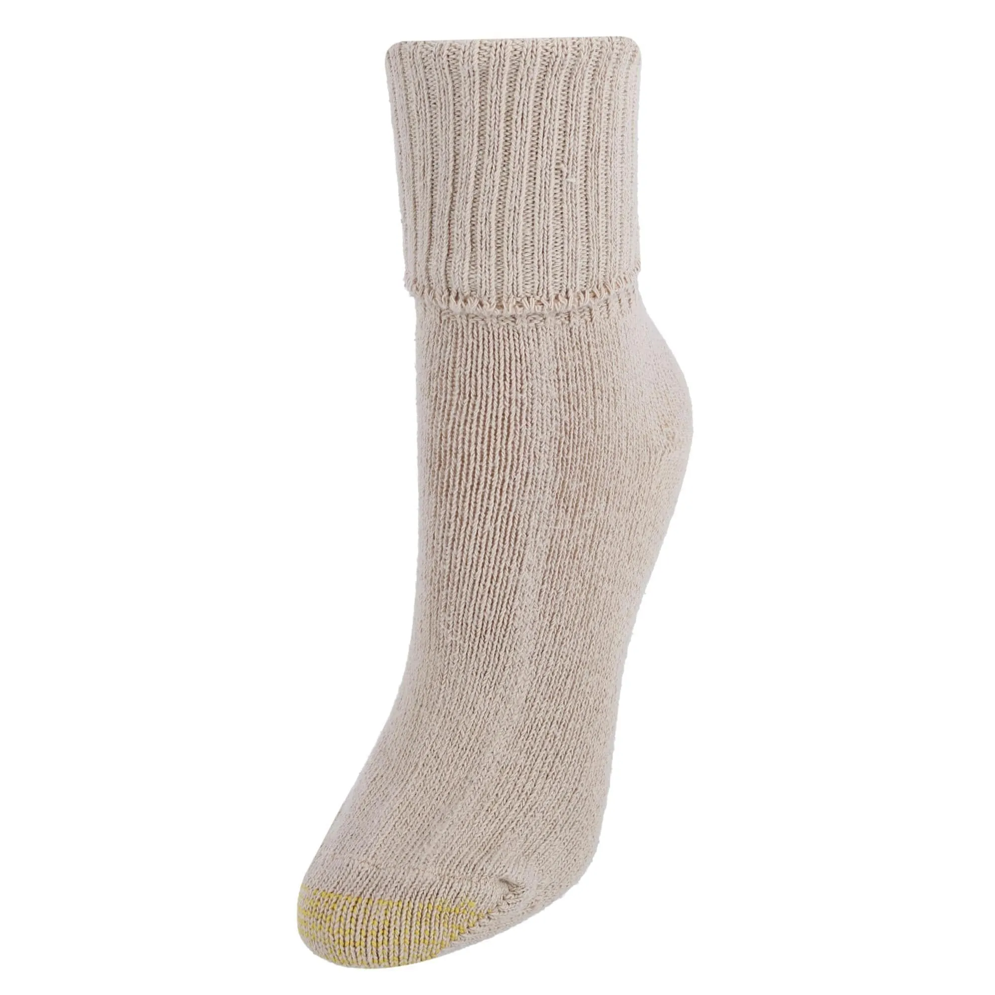 Gold Toe Women's Turn Cuff Bermuda Socks (3 Pair Pack)