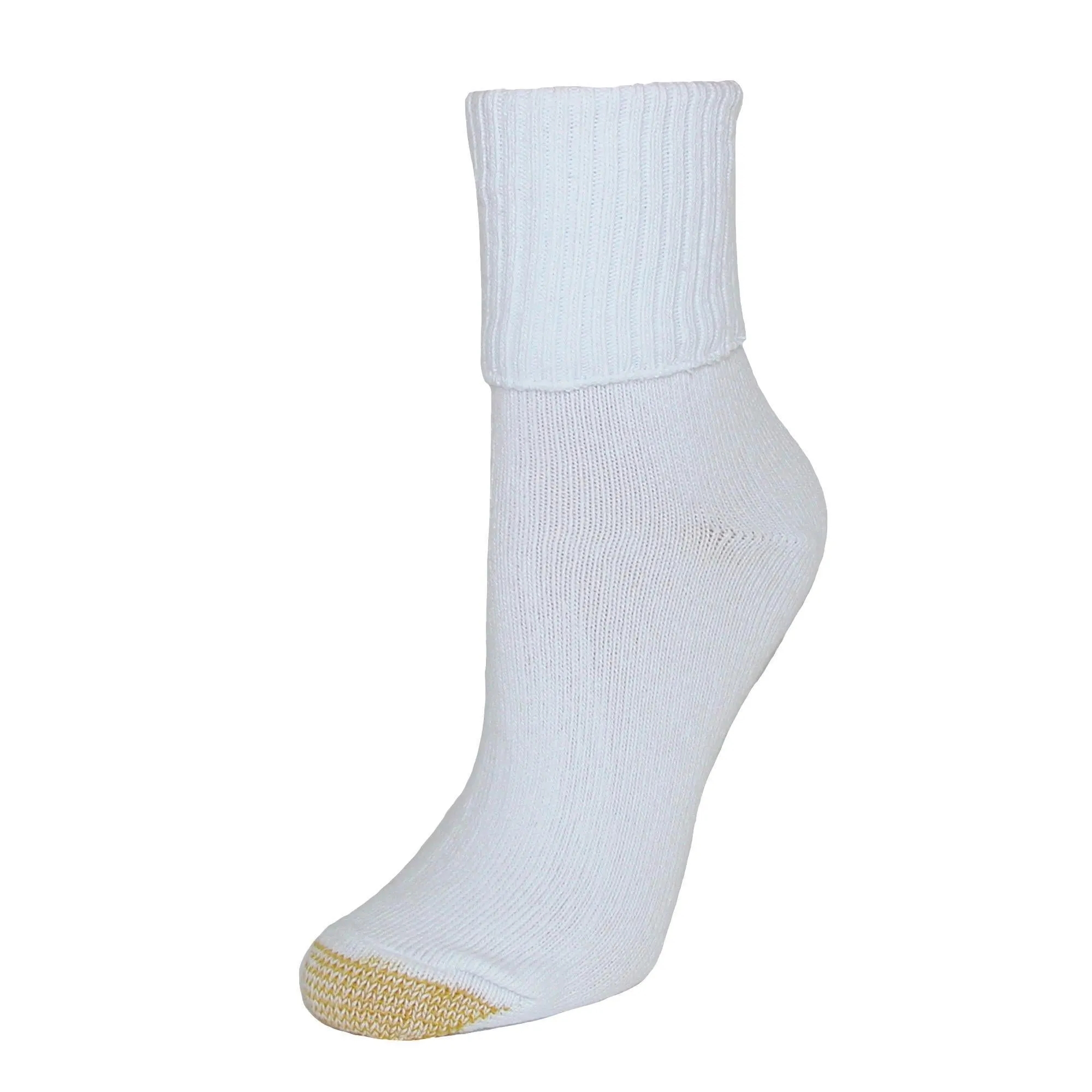 Gold Toe Women's Turn Cuff Bermuda Socks (3 Pair Pack)