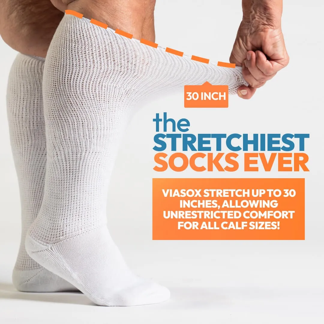 Gray EasyStretch™ Socks Bundle 3-Pack