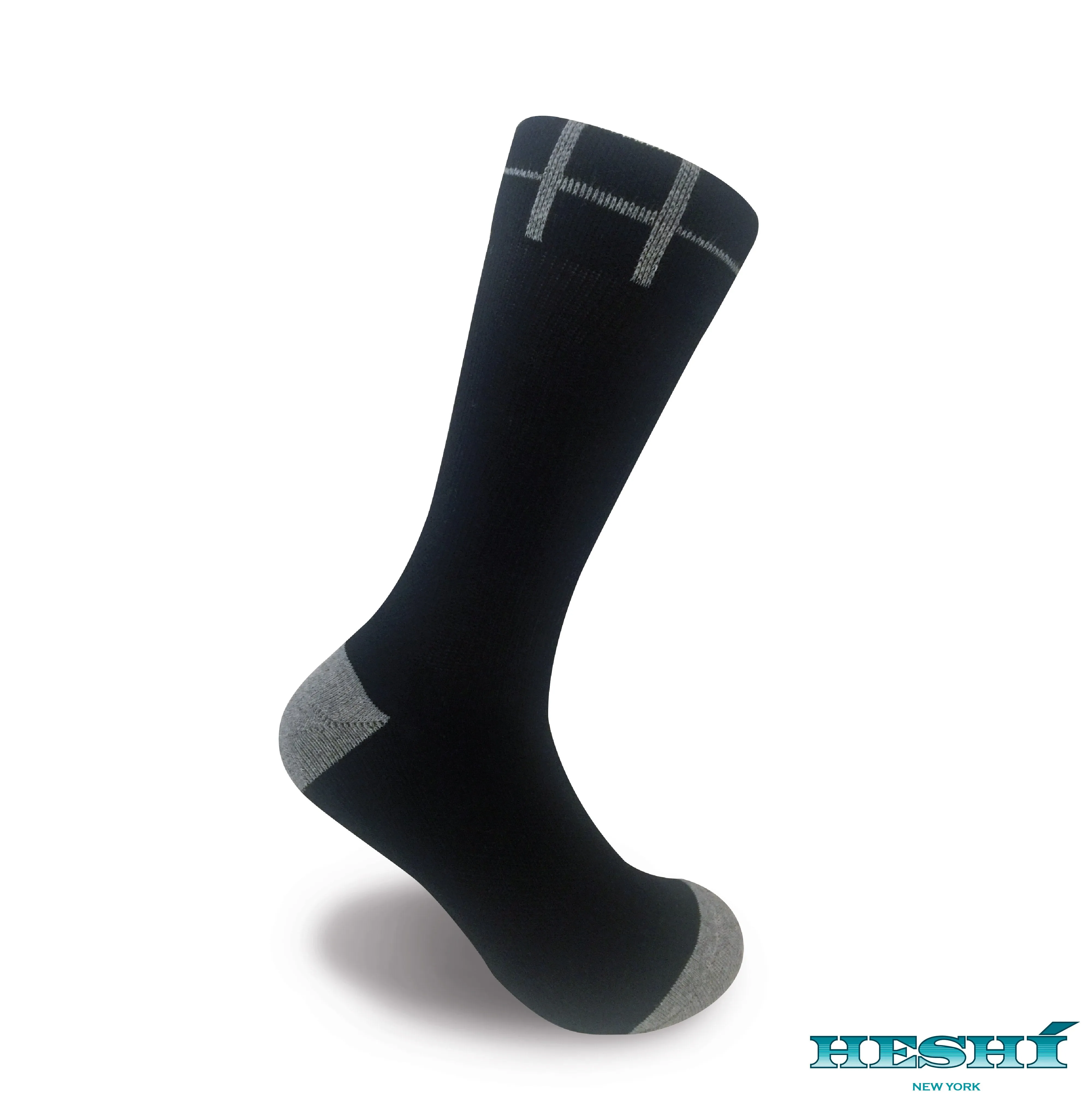 Heshí Heel/Toe Sock - Black / Grey