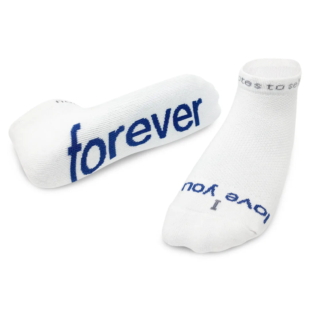 I love you - forever™ white low-cut socks