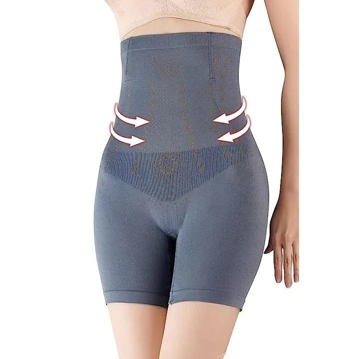 Ice Silk Far Infrared Therapy Repair Shorts - Fiber Restoration Shaper High Waisted Fiber Shaper Underwear Women Tummy Control Panties