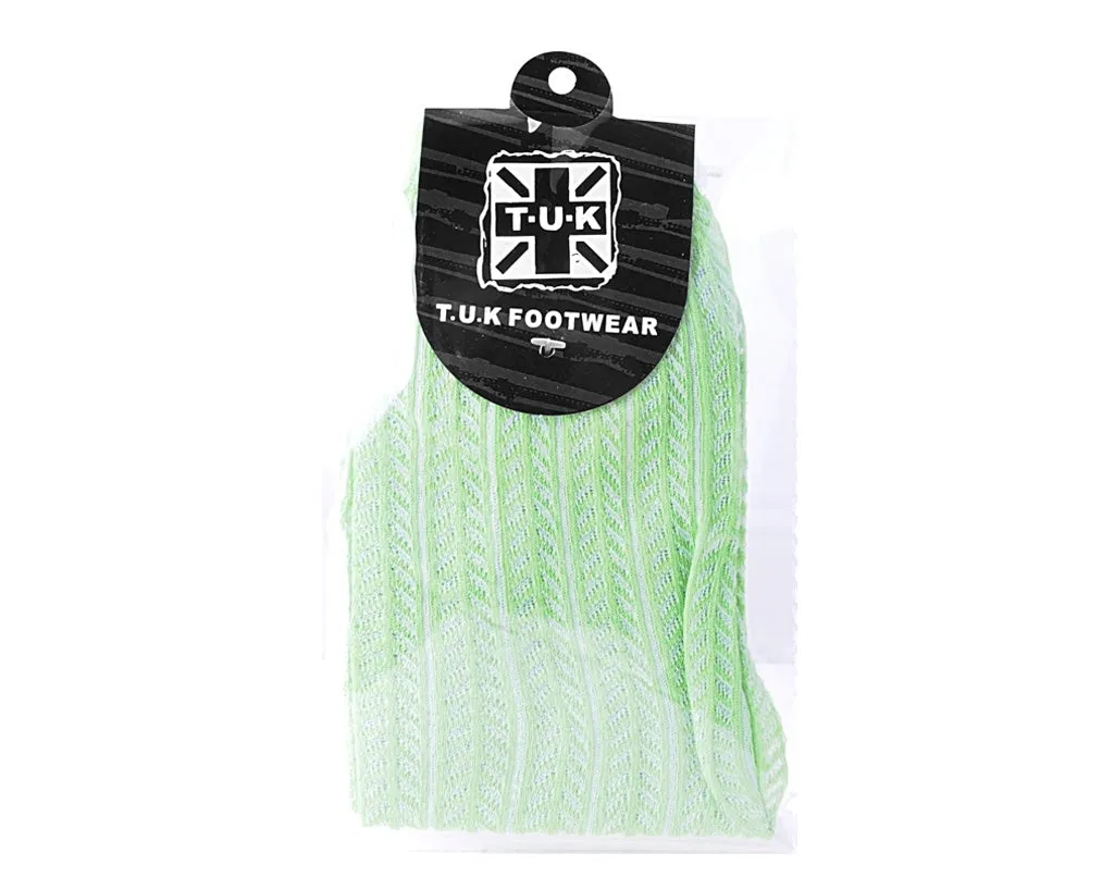 Lime Mesh Sock