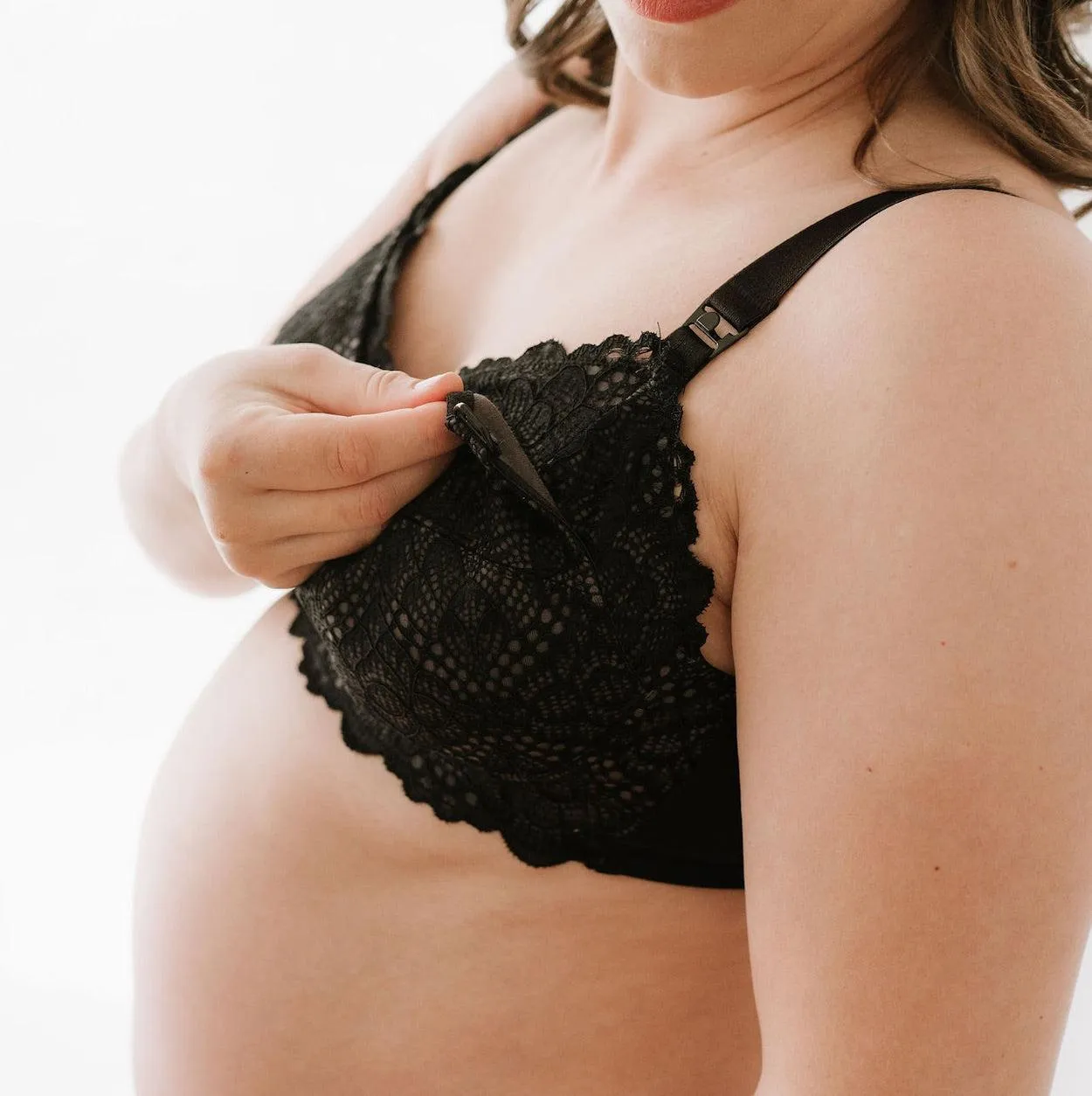 Maternity Bra - Black Charcoal