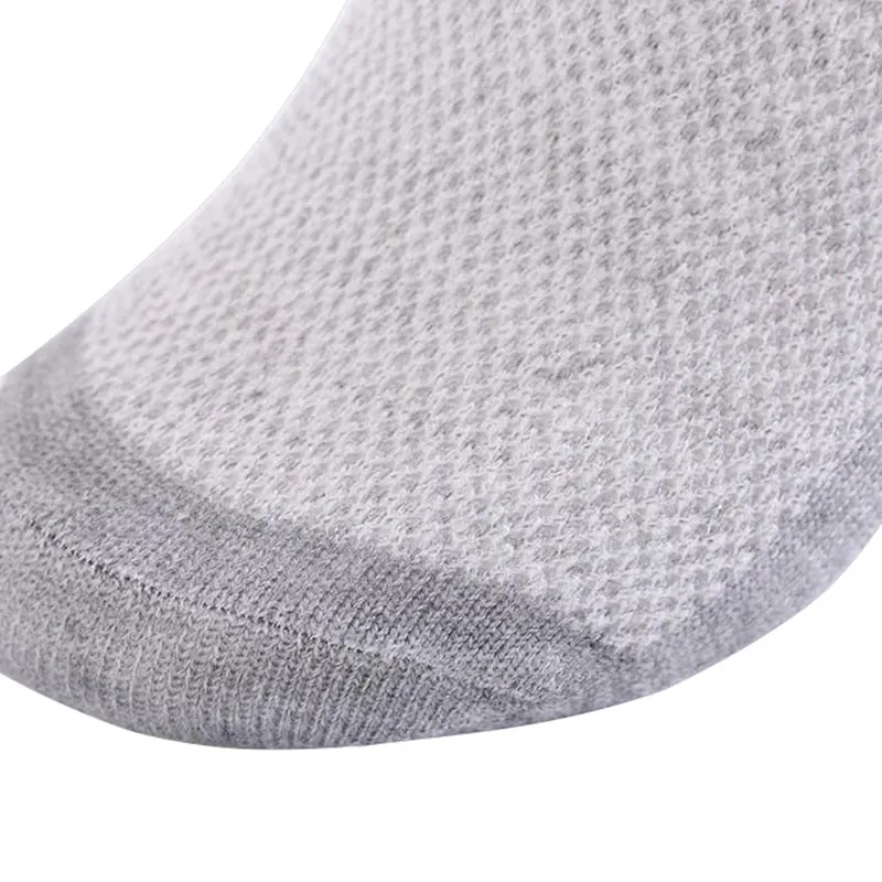 Men's Solid Mesh Invisible Ankle Socks