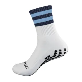 Navy and Blue Grip Socks