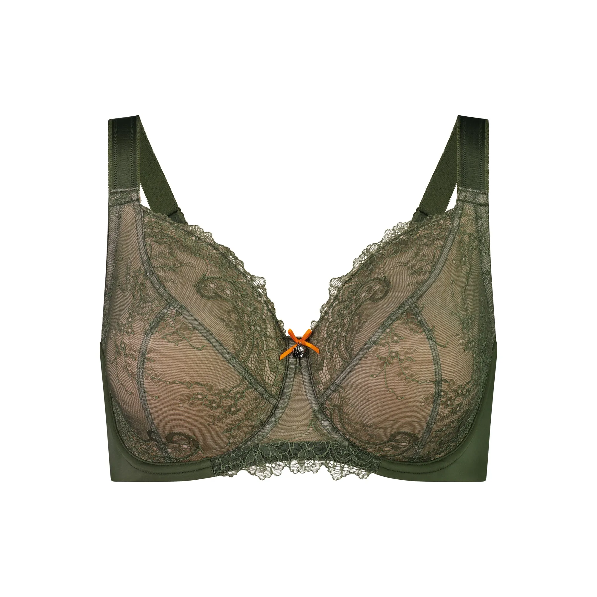 Nightingale Lace Premium Support Bra - Licorice