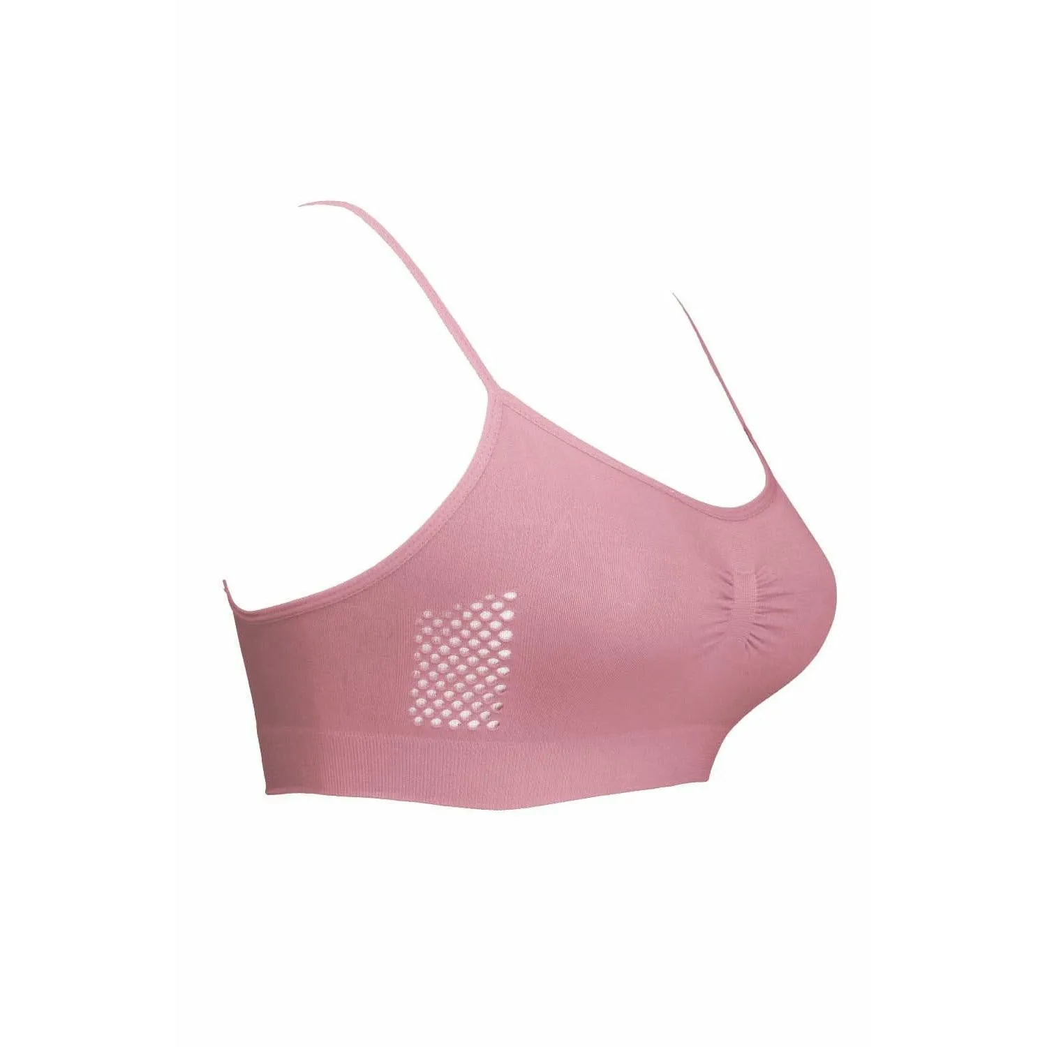 Non-Padded Scilla Sports Bra By Espico Pink