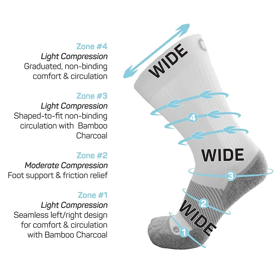 OS1st WP4  Wellness Wide Socks - Crew