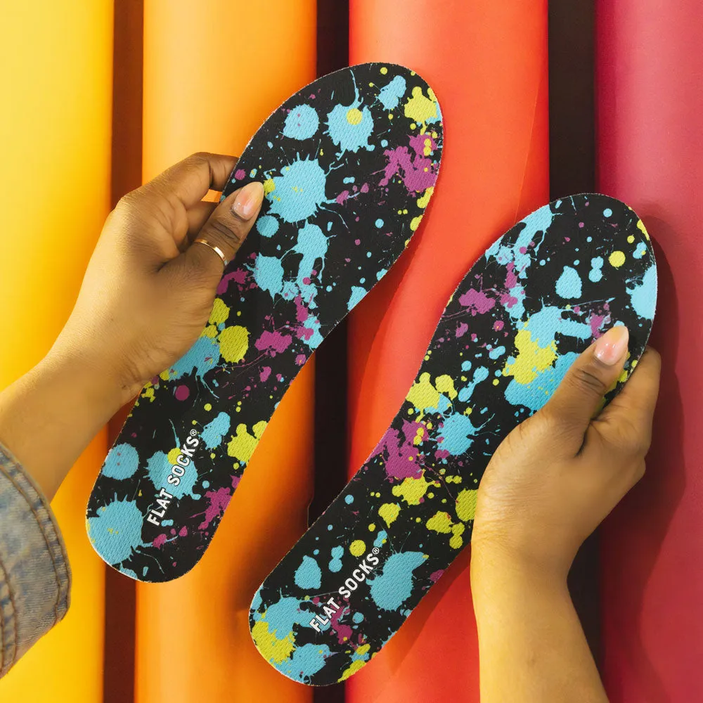 Paint Splatter FLAT SOCKS