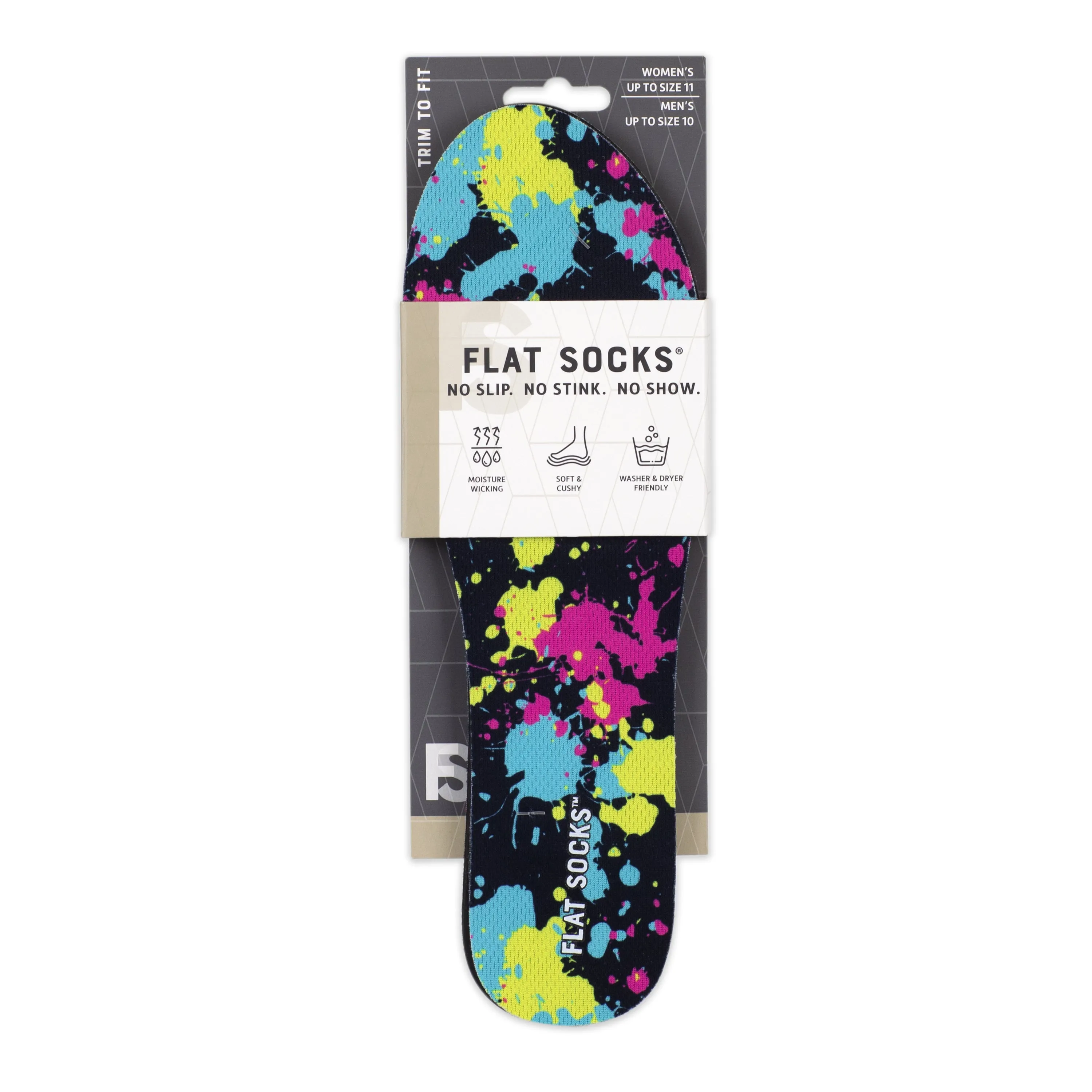 Paint Splatter FLAT SOCKS