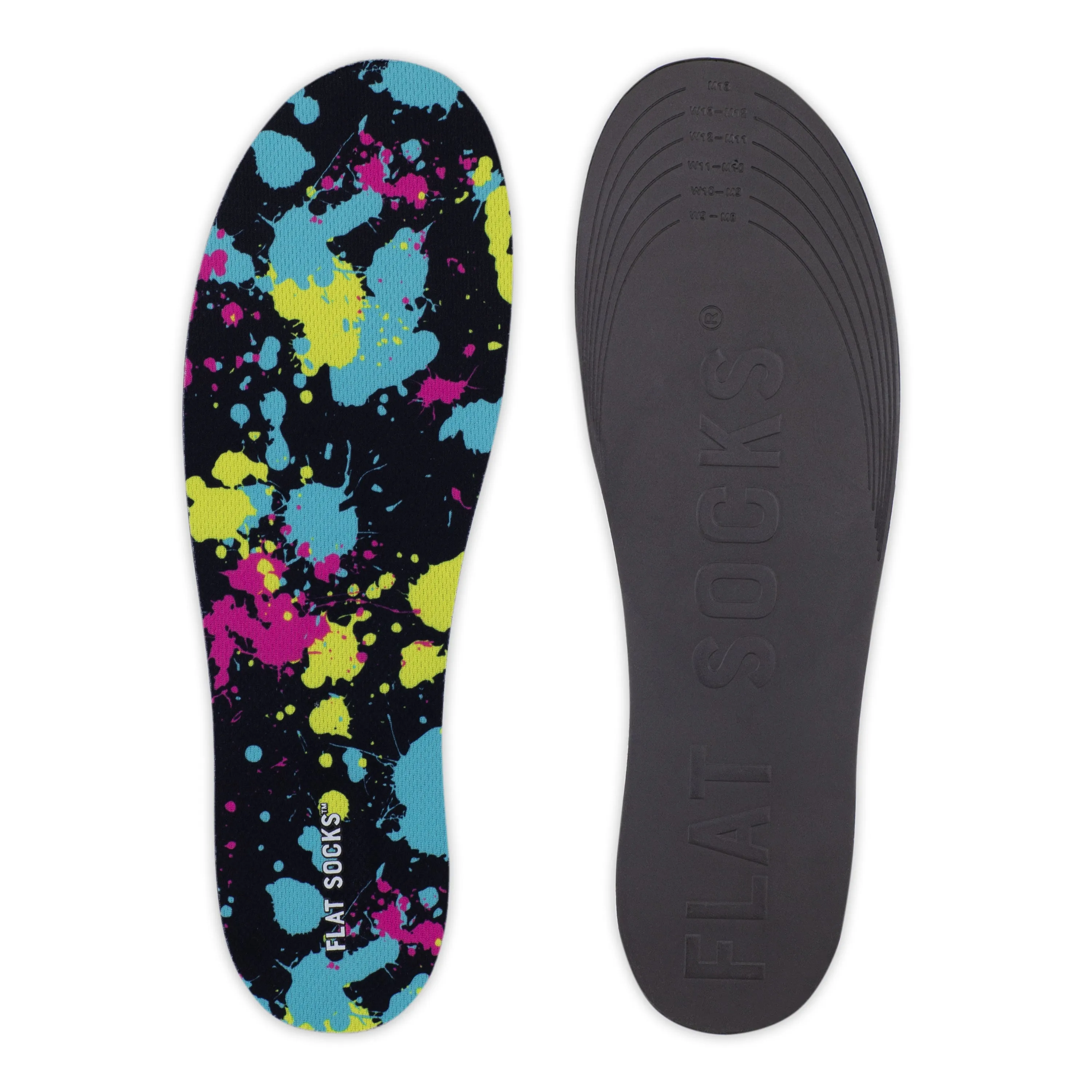 Paint Splatter FLAT SOCKS