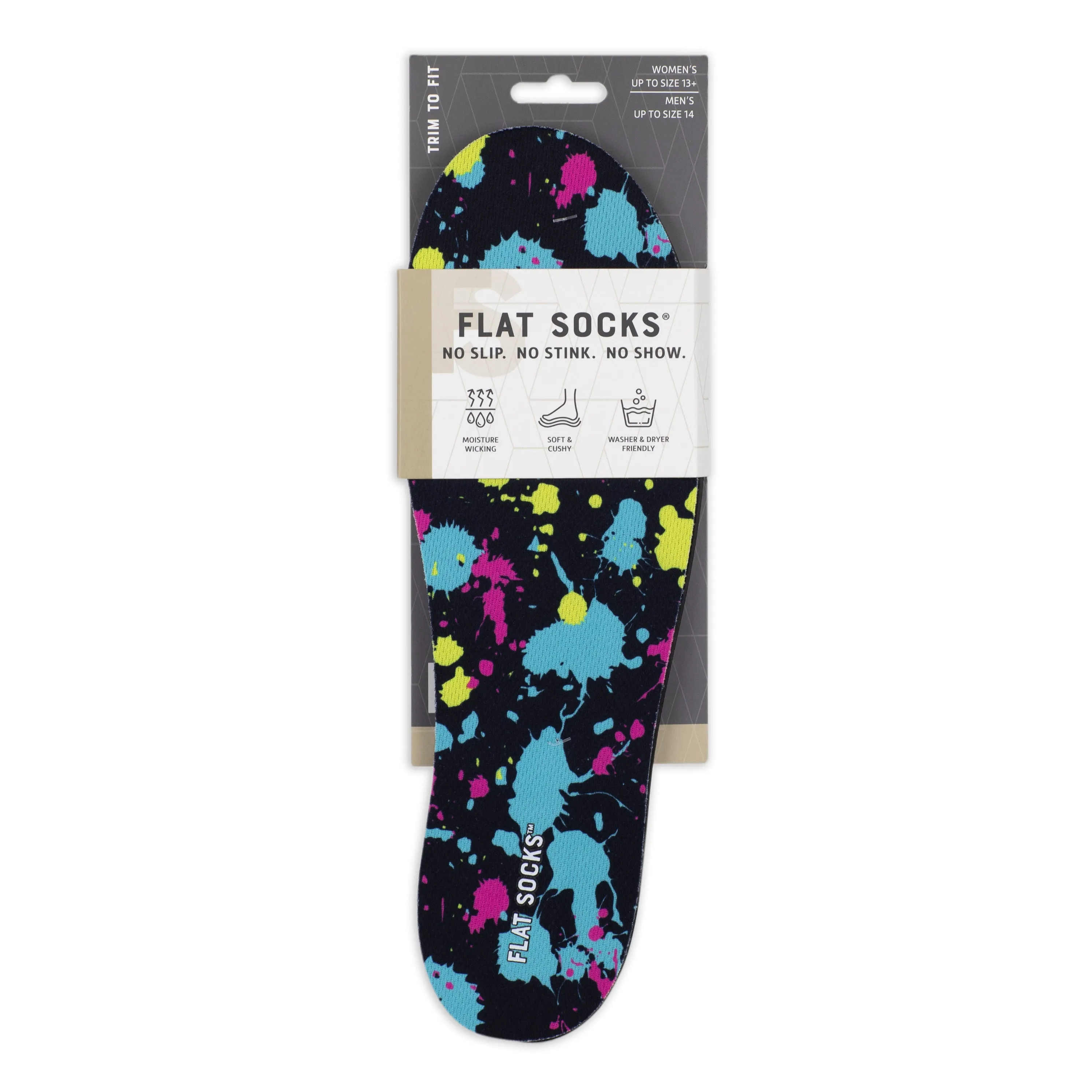 Paint Splatter FLAT SOCKS