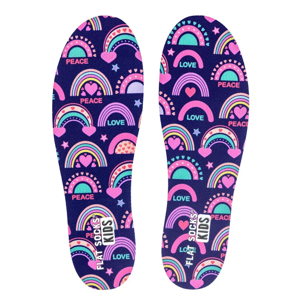 Rainbow Explosion FLAT SOCKS Kids