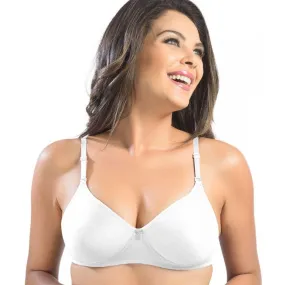 Sonari Catwalk Bra - White - Non Padded Non Wired - Imported Bra