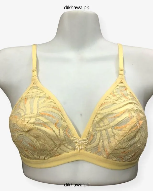 Sonari See Through Bra - Non Padded Non Wired - Yellow