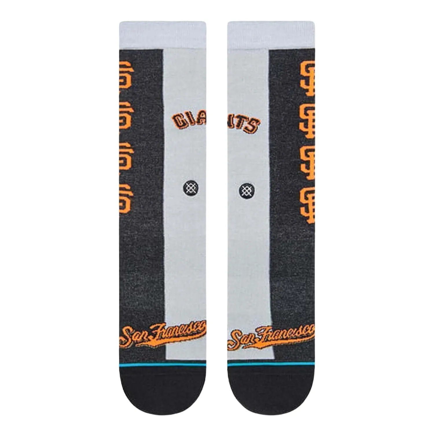 Stance Giants Split Crew Socks - Black