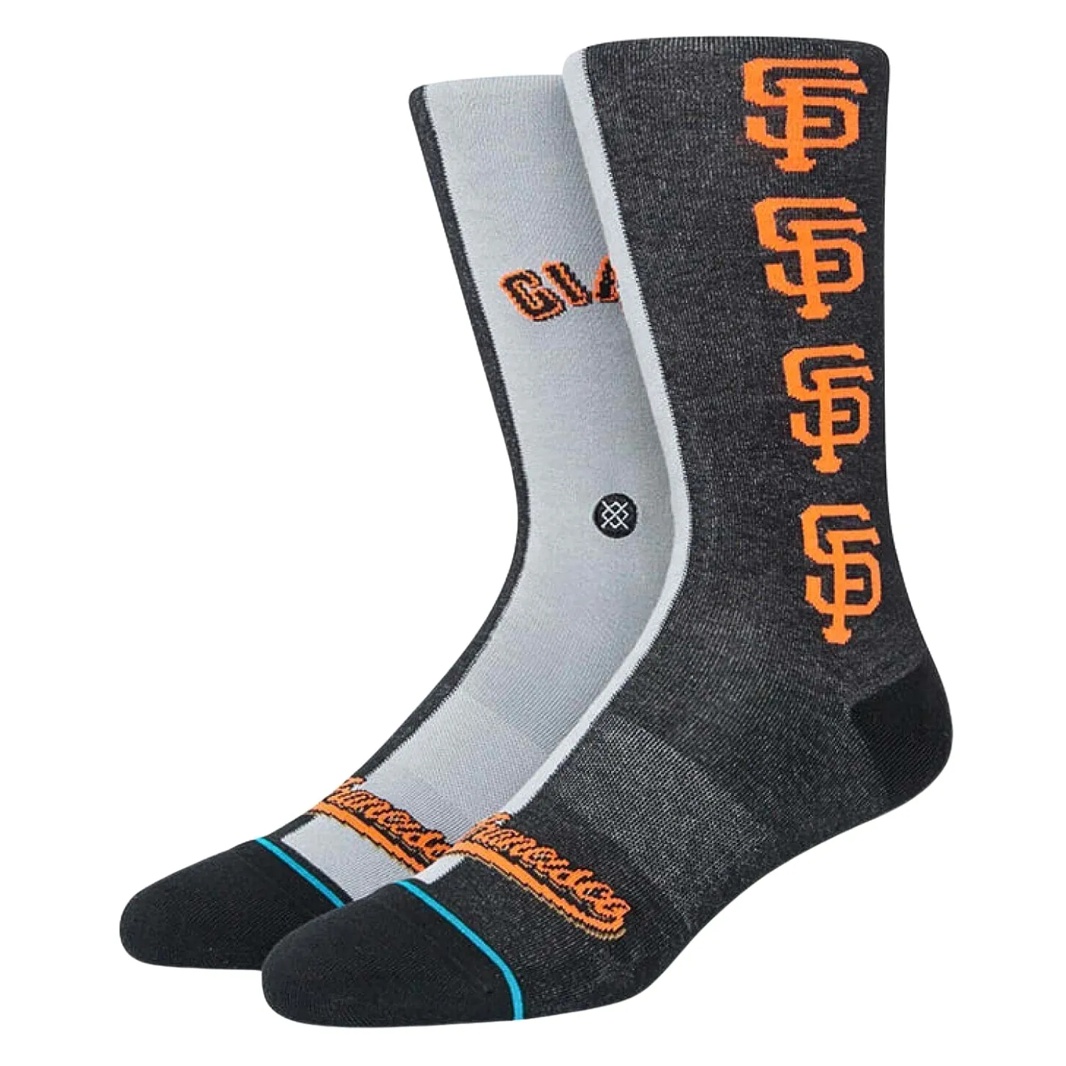 Stance Giants Split Crew Socks - Black