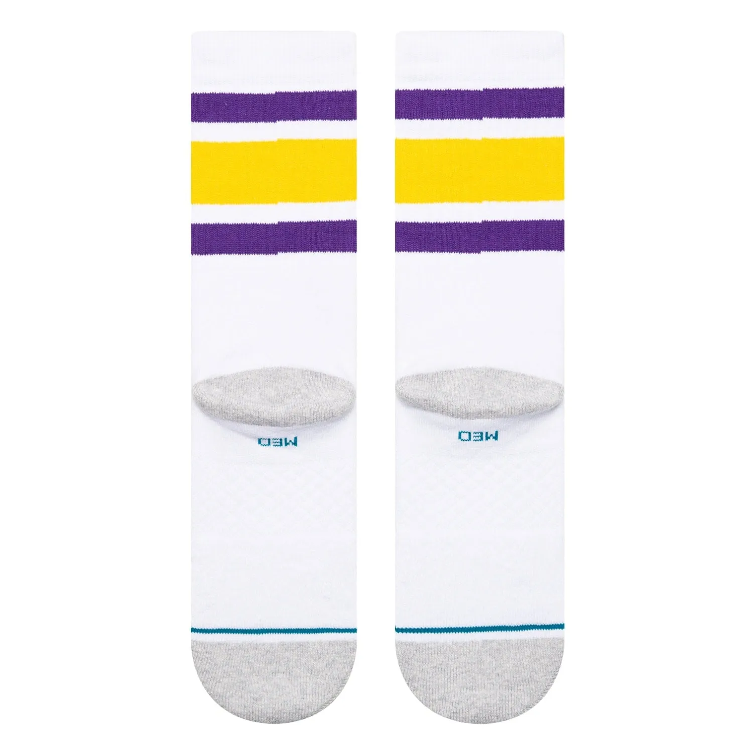 Stance LA Lakers Tube LAL Socks - White