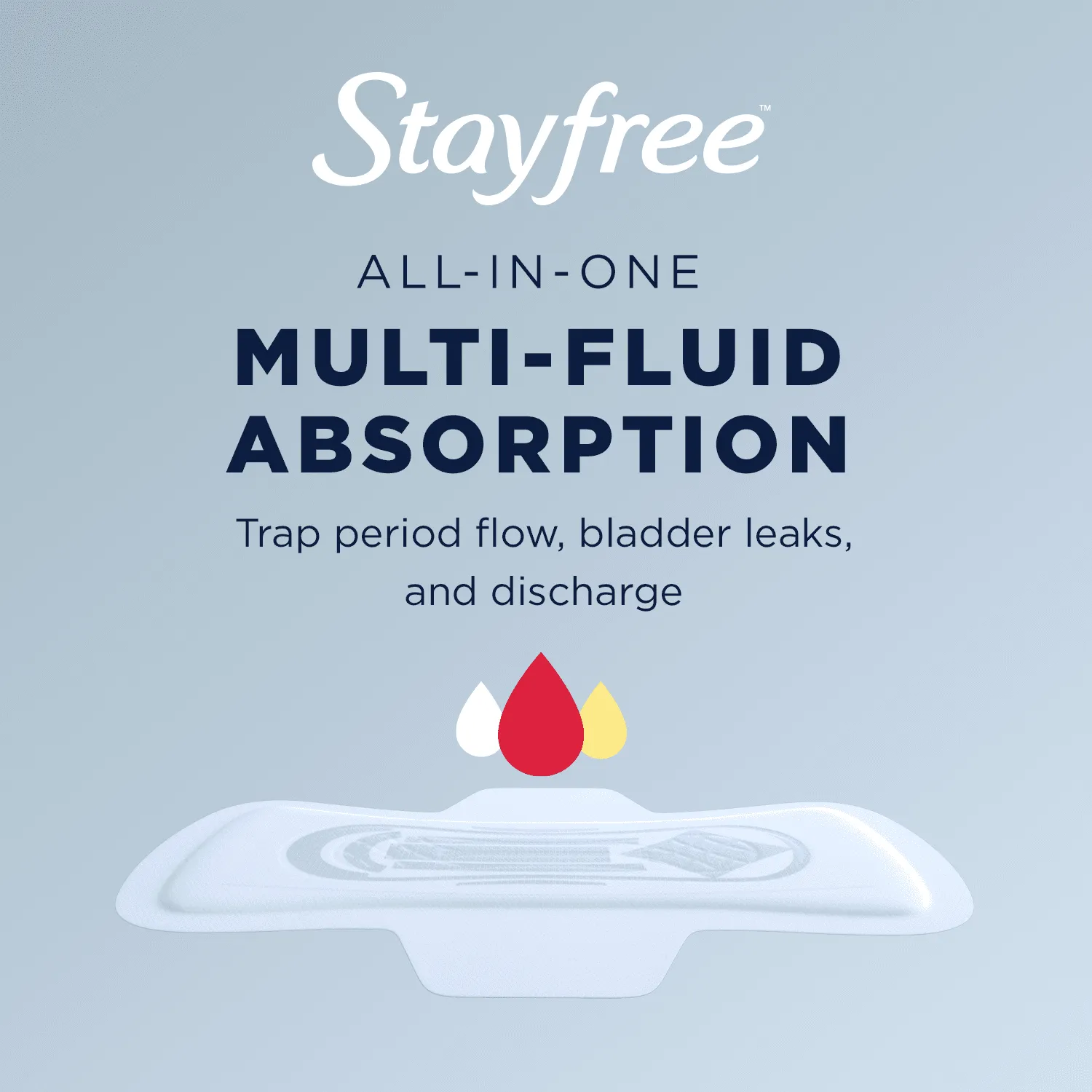 Stayfree Ultra Thin Long Super Pads Without Wings, 32 Ct, Multi-Fluid Protection For Up To 8 Hours, With Odor Neutralizer