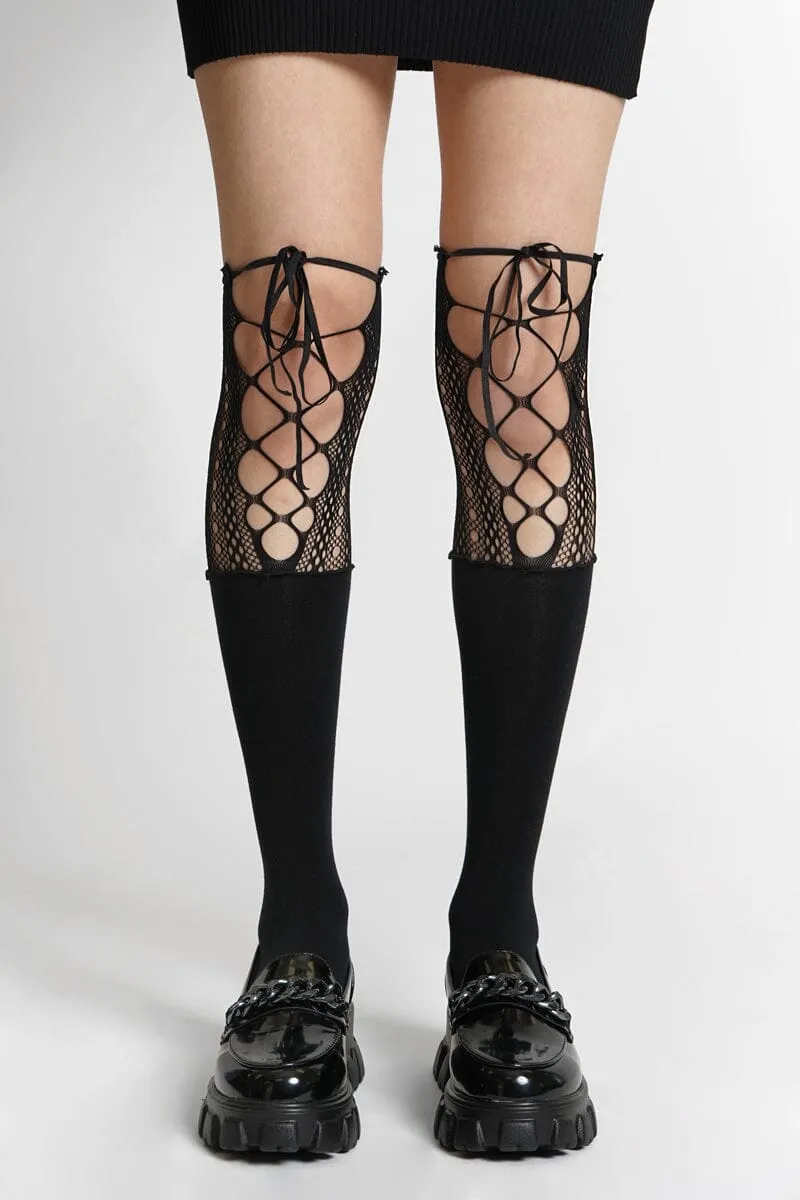 Tara Lace Up Socks