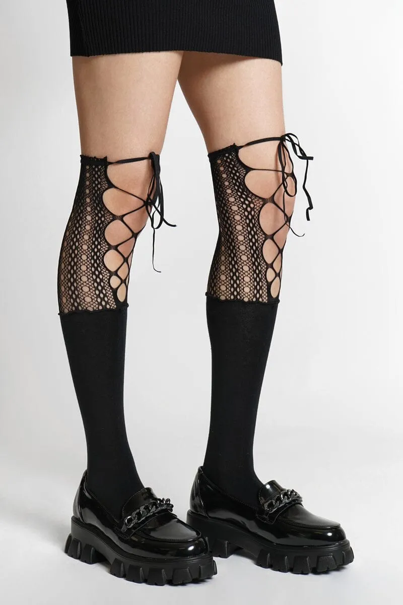 Tara Lace Up Socks