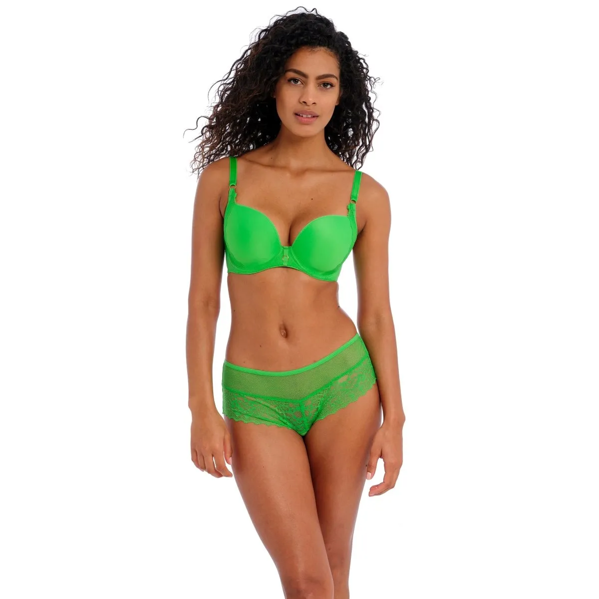 Temptress Poison Green Moulded Plunge Bra AA400131POG